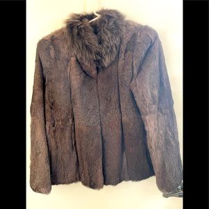 Rabbit fur jacket